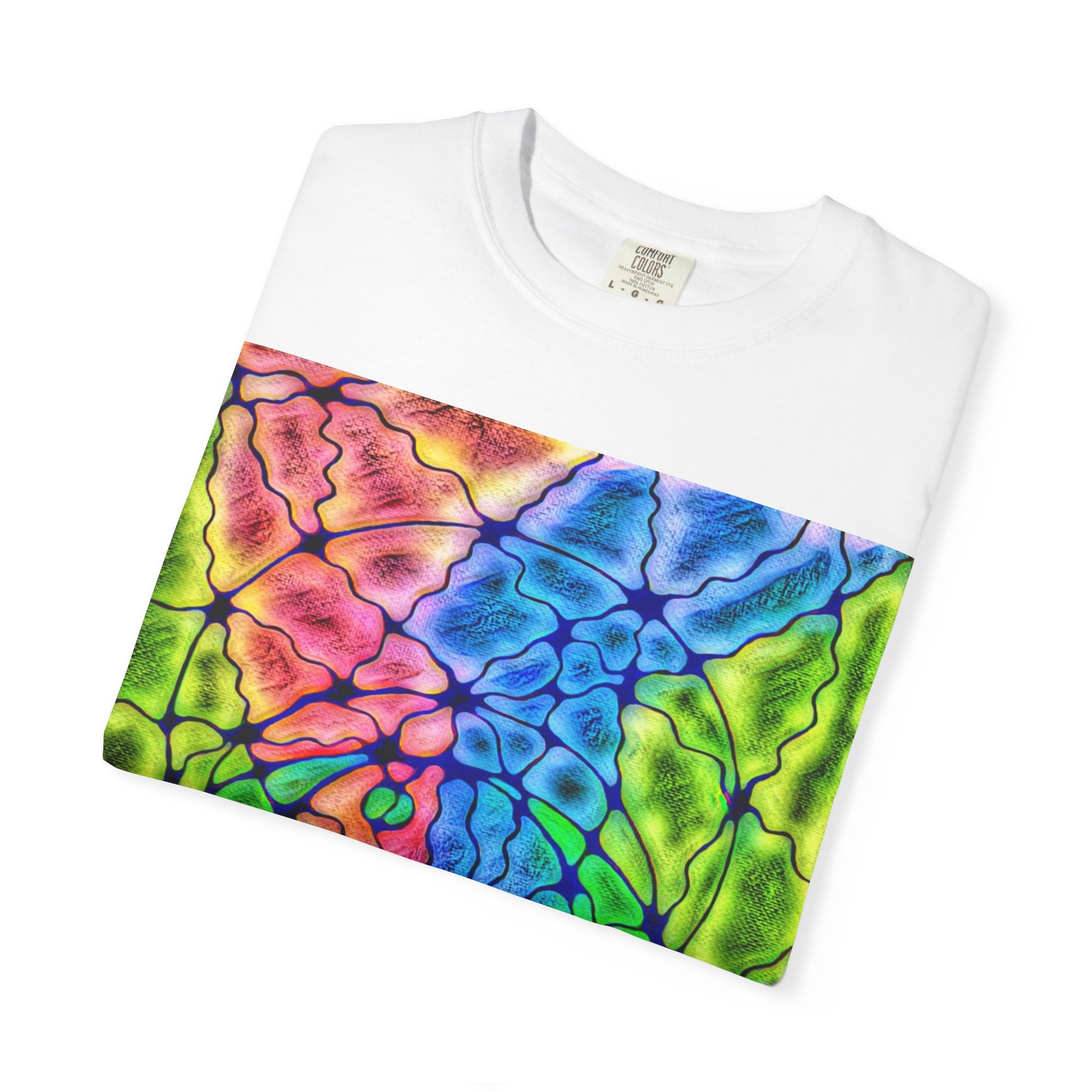 Colorful Tie Dye T-Shirt | Bright Abstract Pattern Tee
