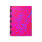 Hot Pink Abstract Spiral Notebook | Bold Aesthetic Journal