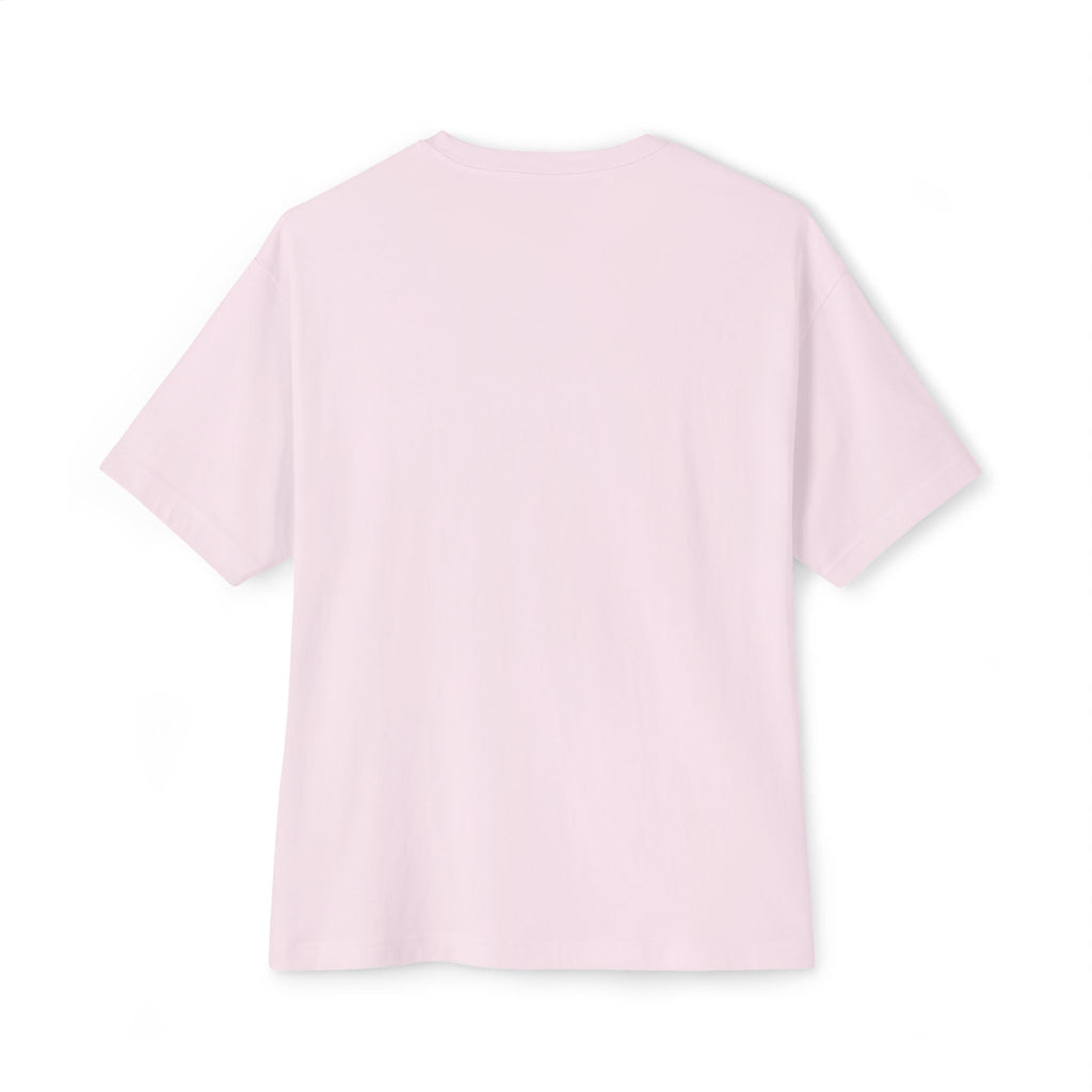 Cool Cat Graphic Oversized Tee – Purple Bucket Hat Streetwear T-Shirt