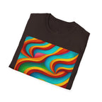 Colorful Swirl T-Shirt | Vibrant Retro Wave Tee