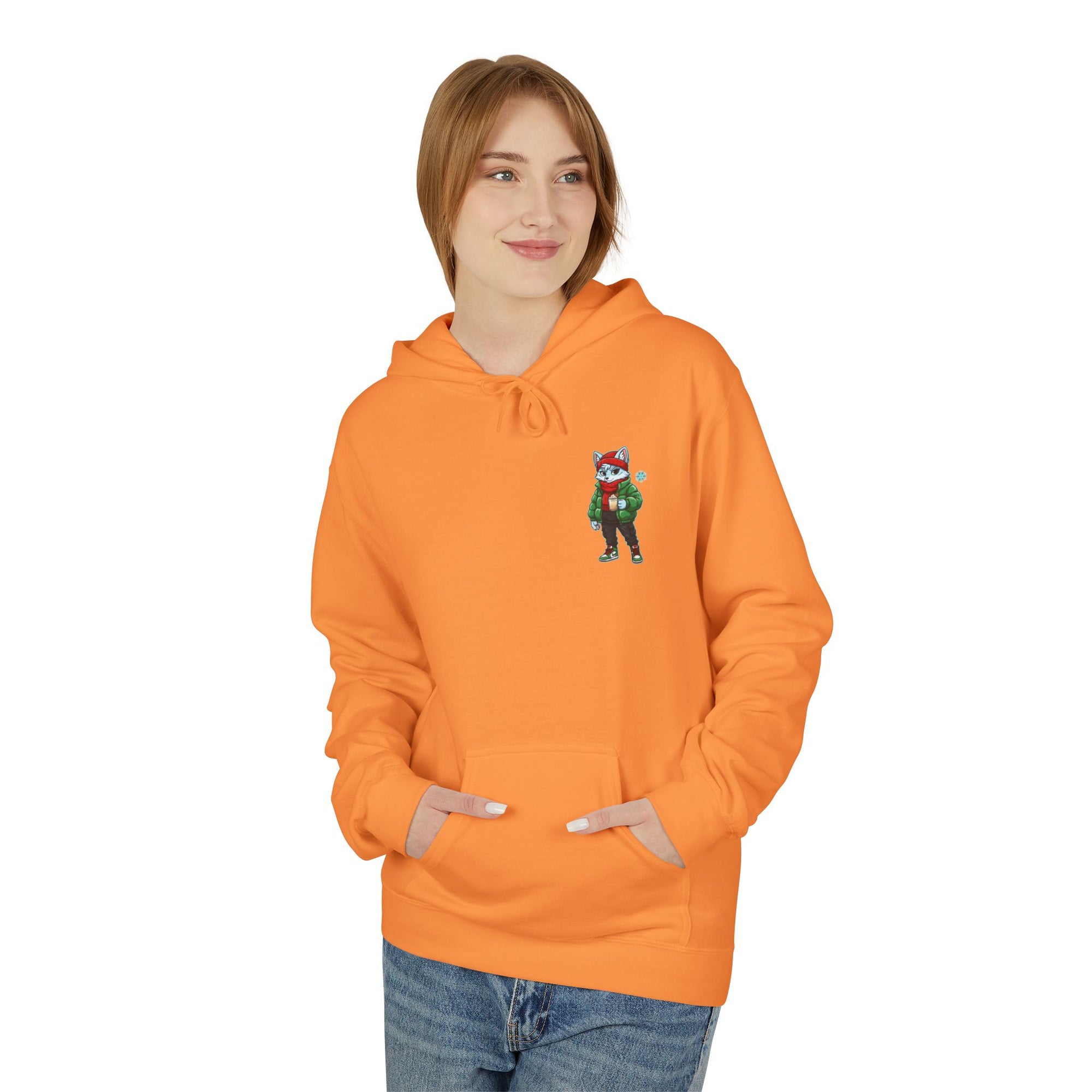 Cyber Wolf Gamer Hoodie | Cozy Christmas Sweatshirt
