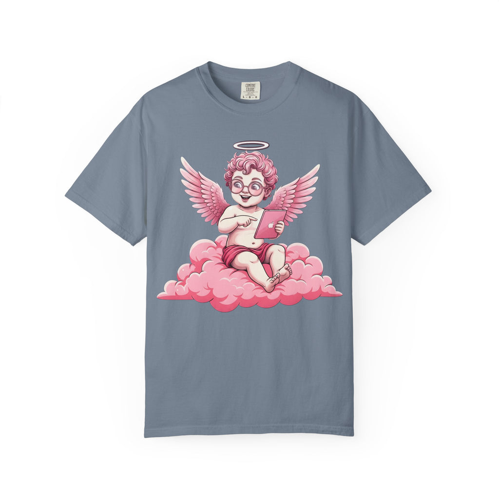 Pink Cherub Graphic T-Shirt | Vintage Cupid Art, Unisex Cotton Tee