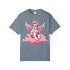 Pink Cherub Graphic T-Shirt | Vintage Cupid Art, Unisex Cotton Tee