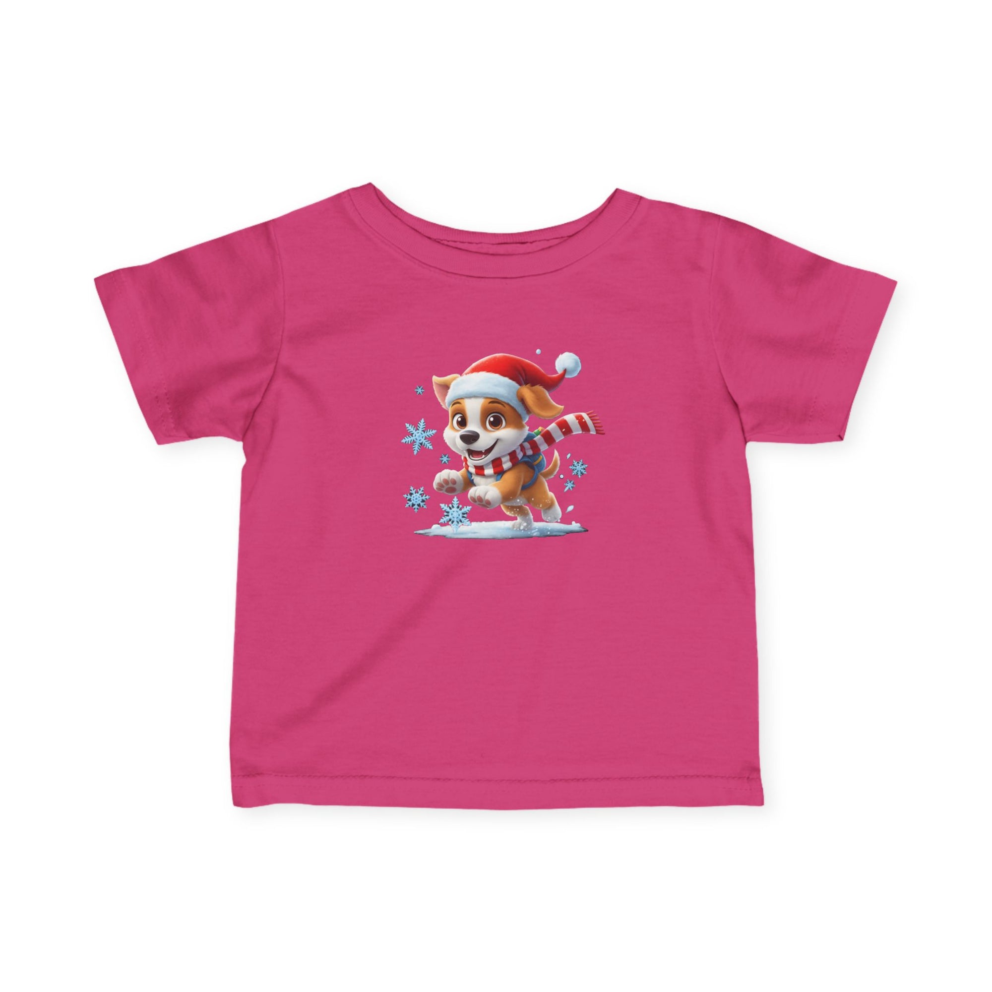 Puppy Christmas Toddler T-Shirt | Dog Lover Holiday Shirt | Soft Baby Gift Idea