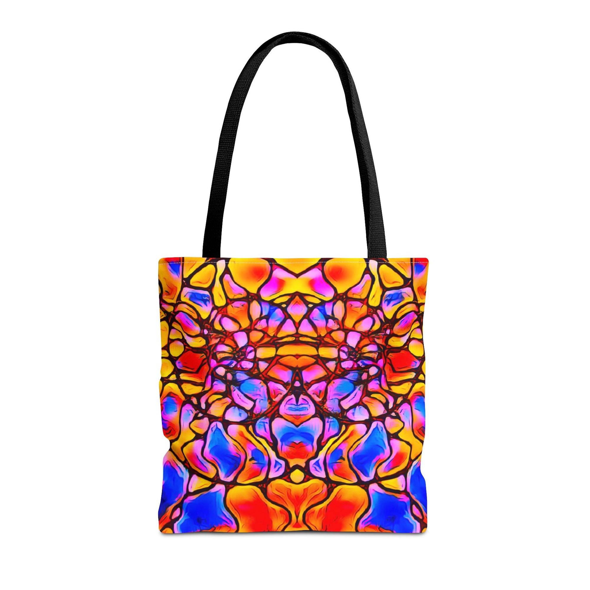 Colorful Abstract Tote Bag | Vibrant Art Shopper