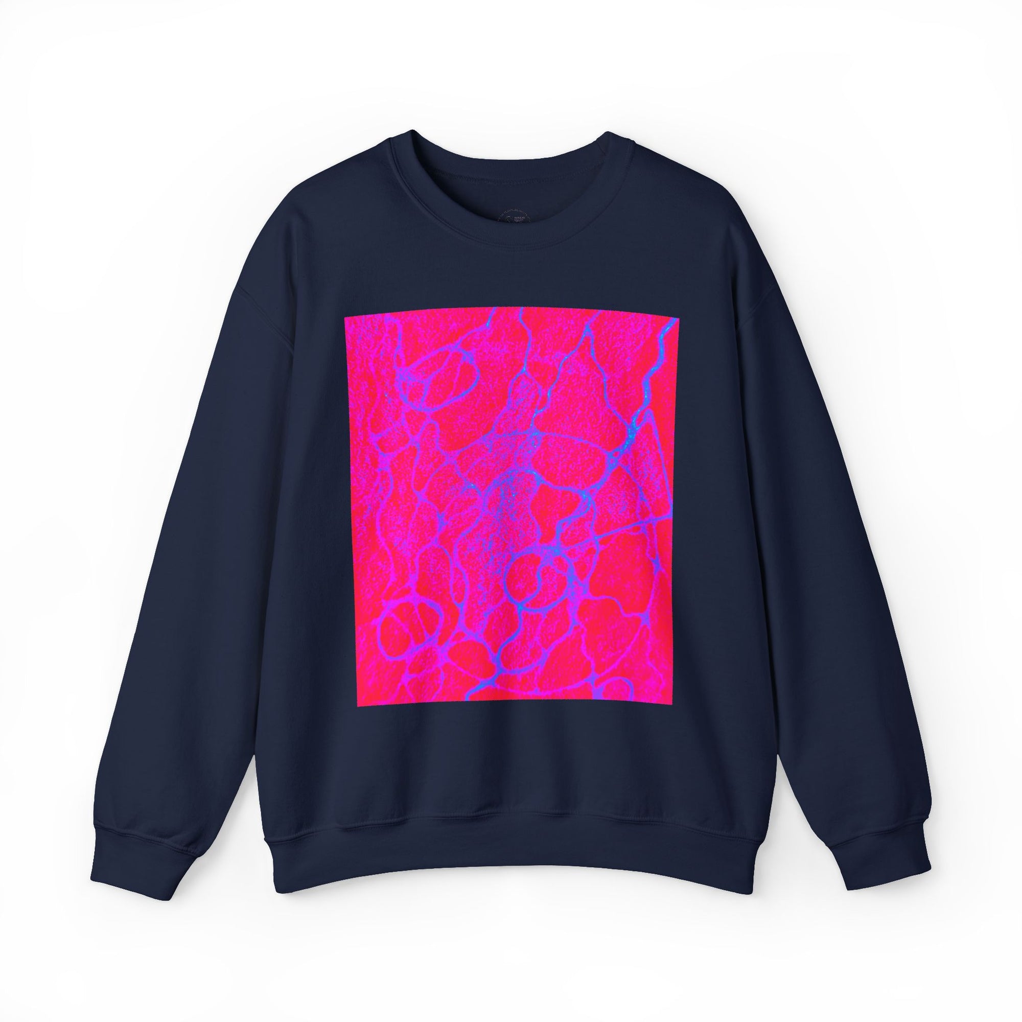 Vibrant Abstract Crewneck Sweatshirt | Cozy Unisex Pullover