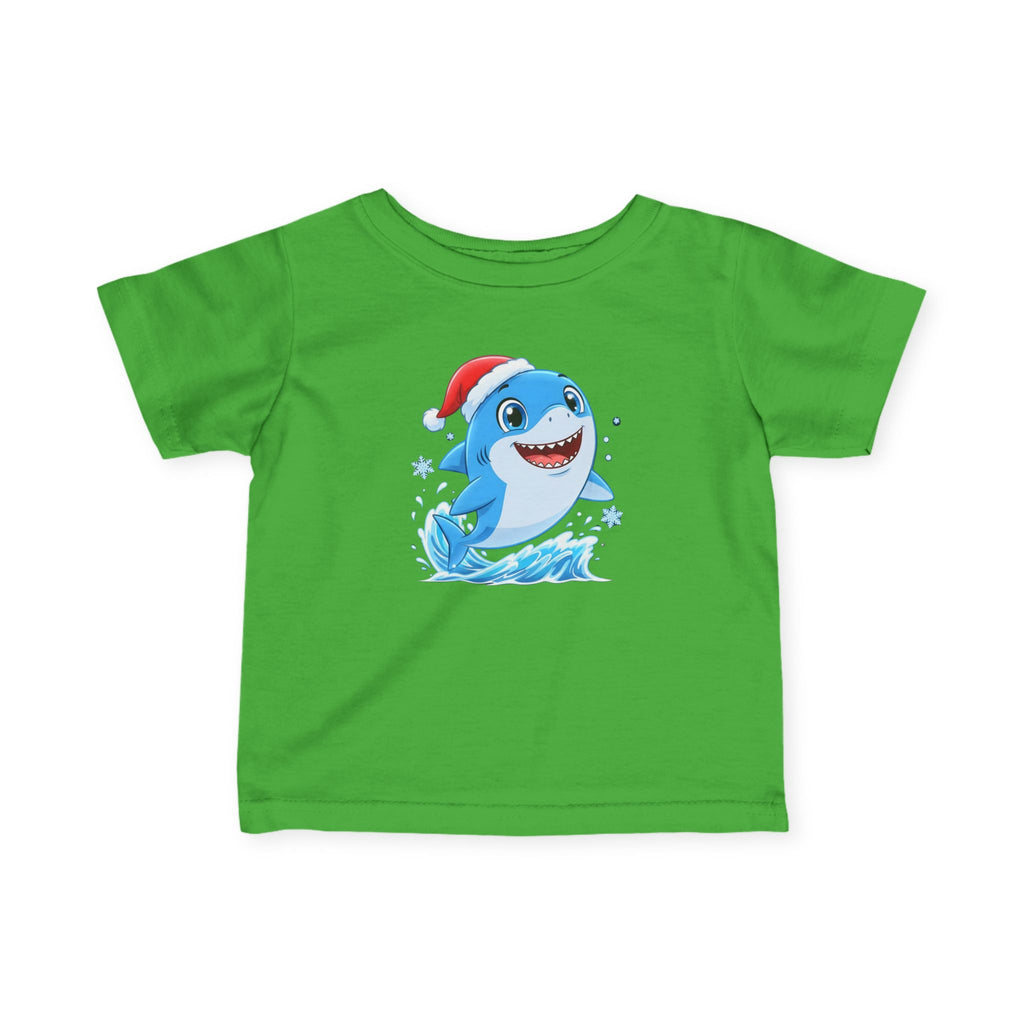 Christmas Shark Kids T-Shirt | Cute Ocean Animal Holiday Tee for Toddlers