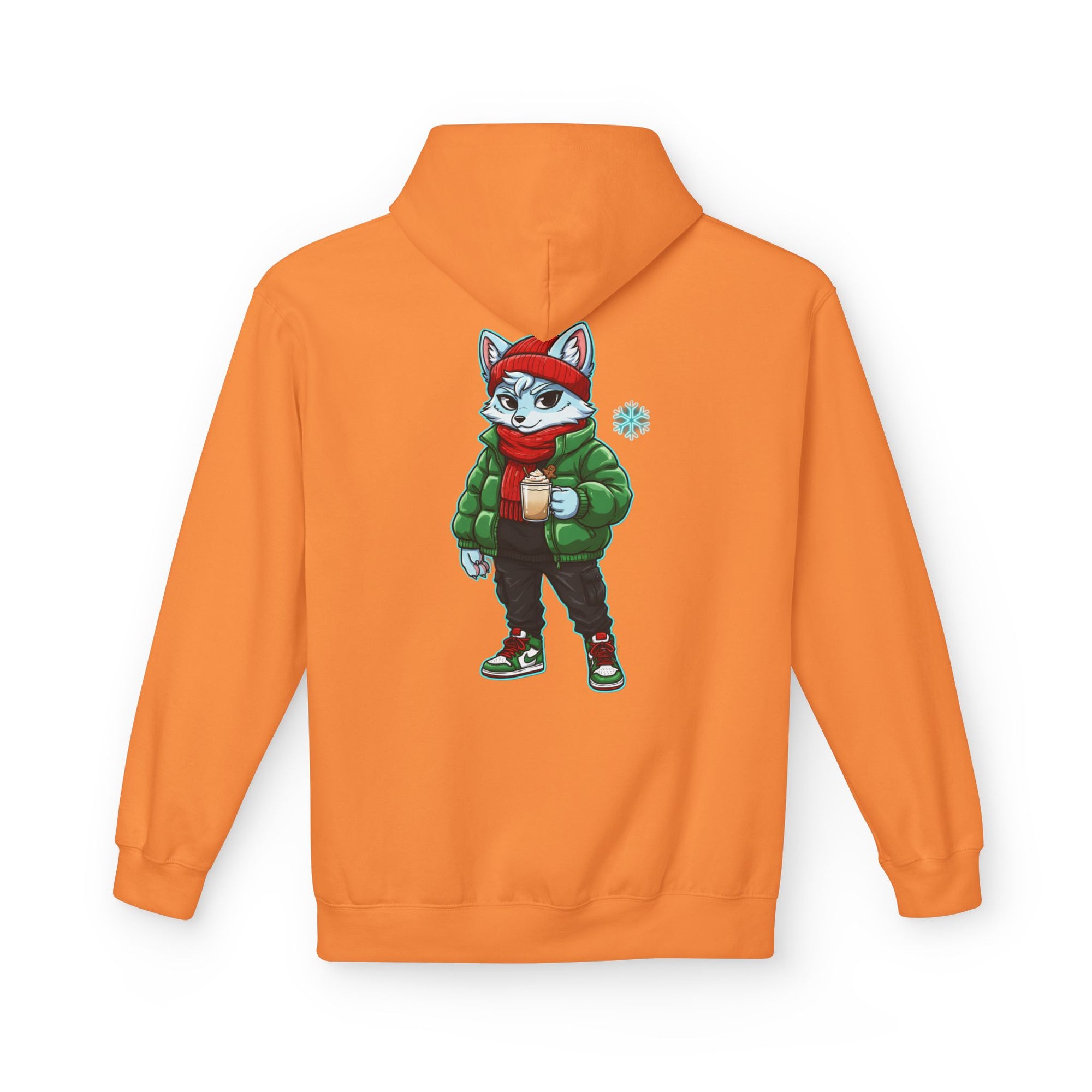 Cool Fox Character Hoodie | Cool Cyber Wolf Christmas Hoodie | Unique Gamer Gift