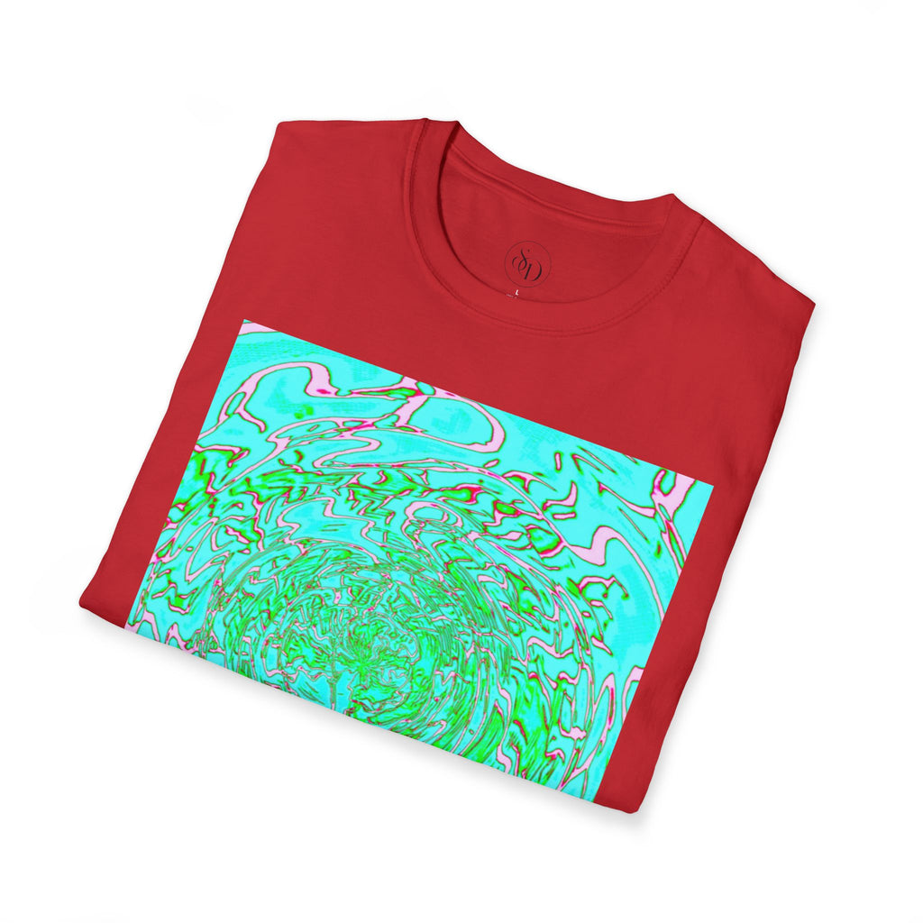 Green Abstract Neuro-Art T-Shirt | Soft Unisex Cotton Tee