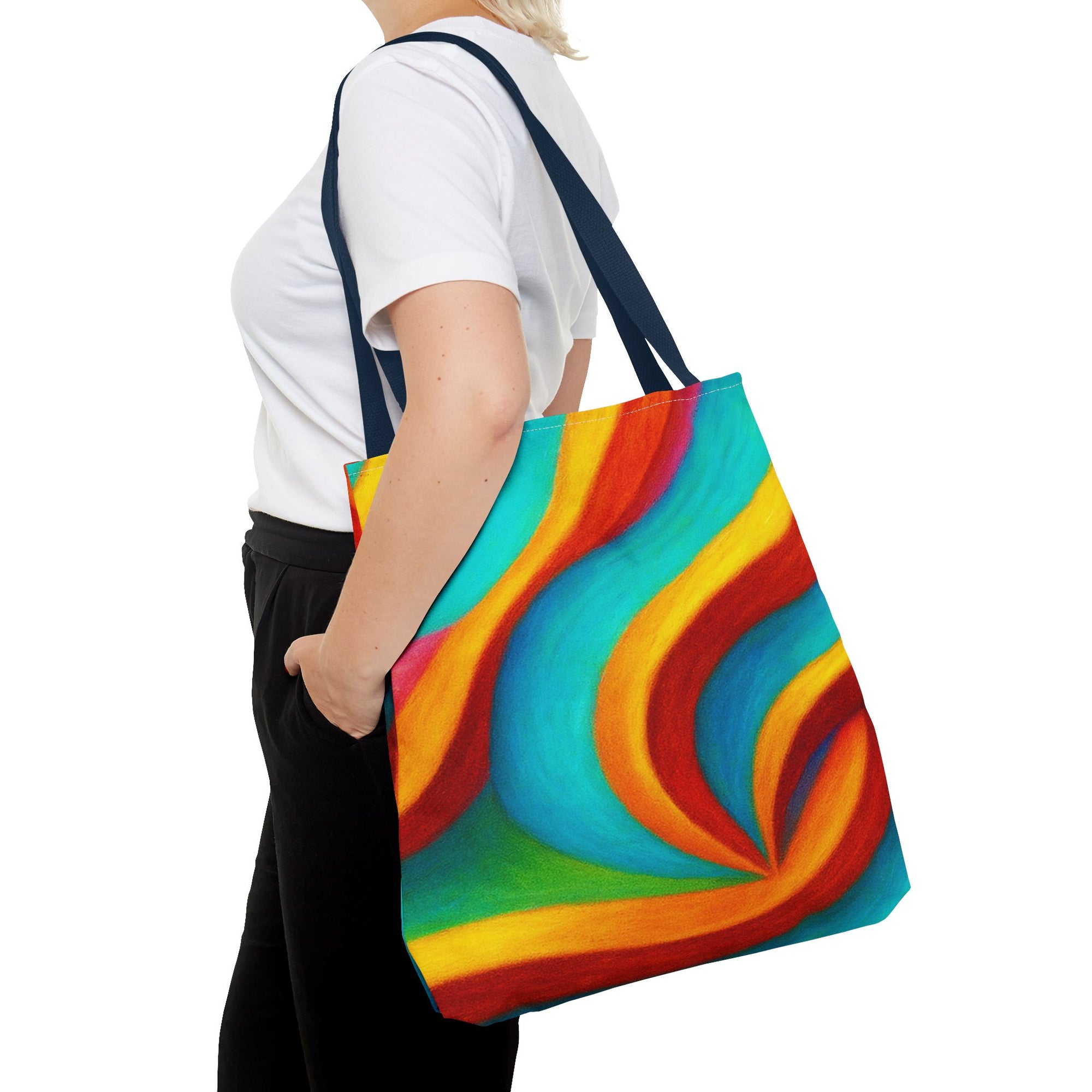 Colorful Swirl Tote Bag - Vibrant, Artful Shopping Companion for Everyday Use, Beach, Travel, Gifts, Eco-Friendly, Reusable