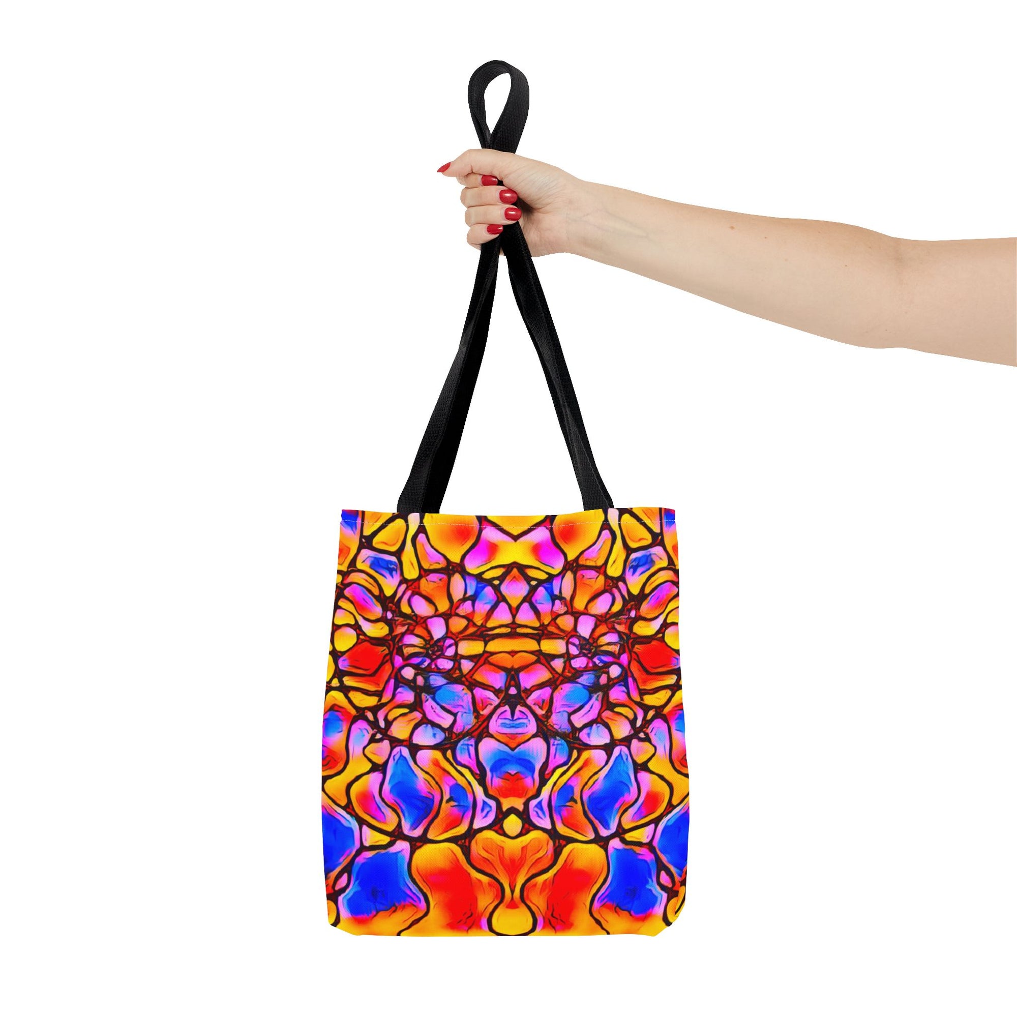 Colorful Abstract Tote Bag | Vibrant Art Shopper
