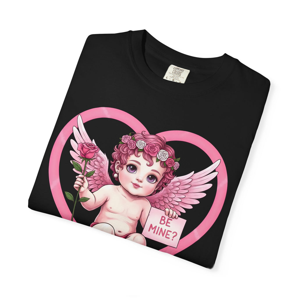 Cherub Graphic T-Shirt | Pink Cupid Heart Art Unisex Cotton Tee