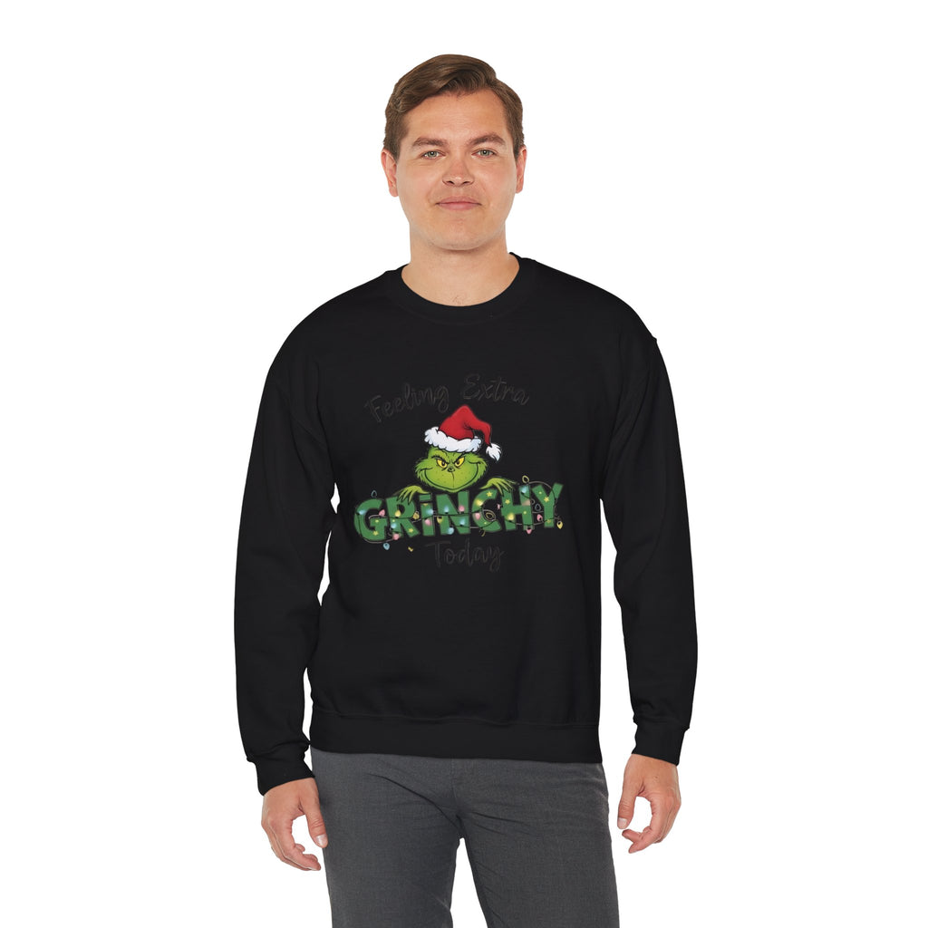 Grinch Christmas Crewneck | Funny Cozy Sweatshirt