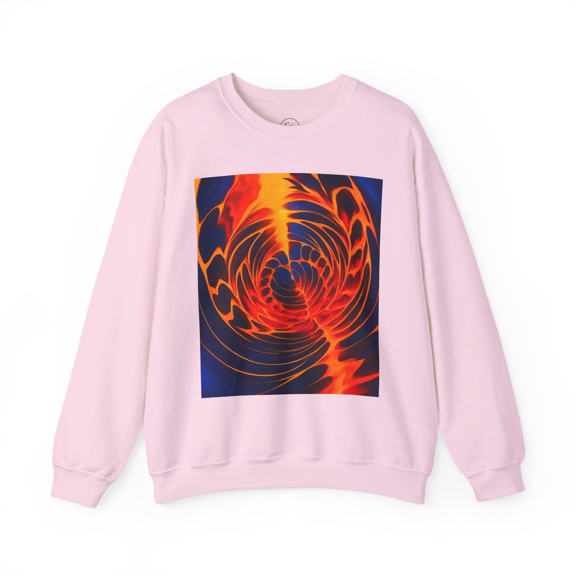 Colorful Swirl Art Sweatshirt | Unisex Graphic Crewneck