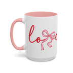 Romantic Bow Mug | Cute Valentine Coffee Cup | Coquette Style Gift