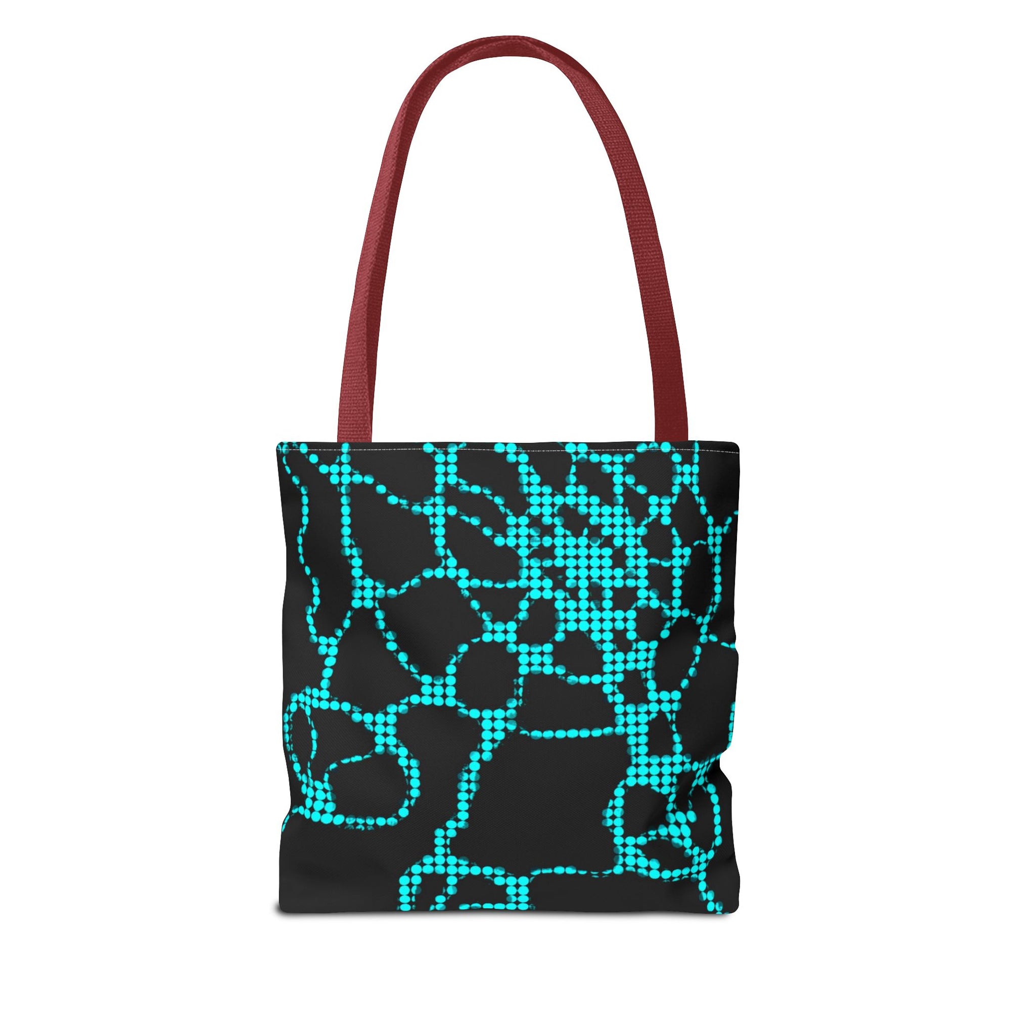 Modern Abstract Tote Bag | Blue Pattern Everyday Shopper