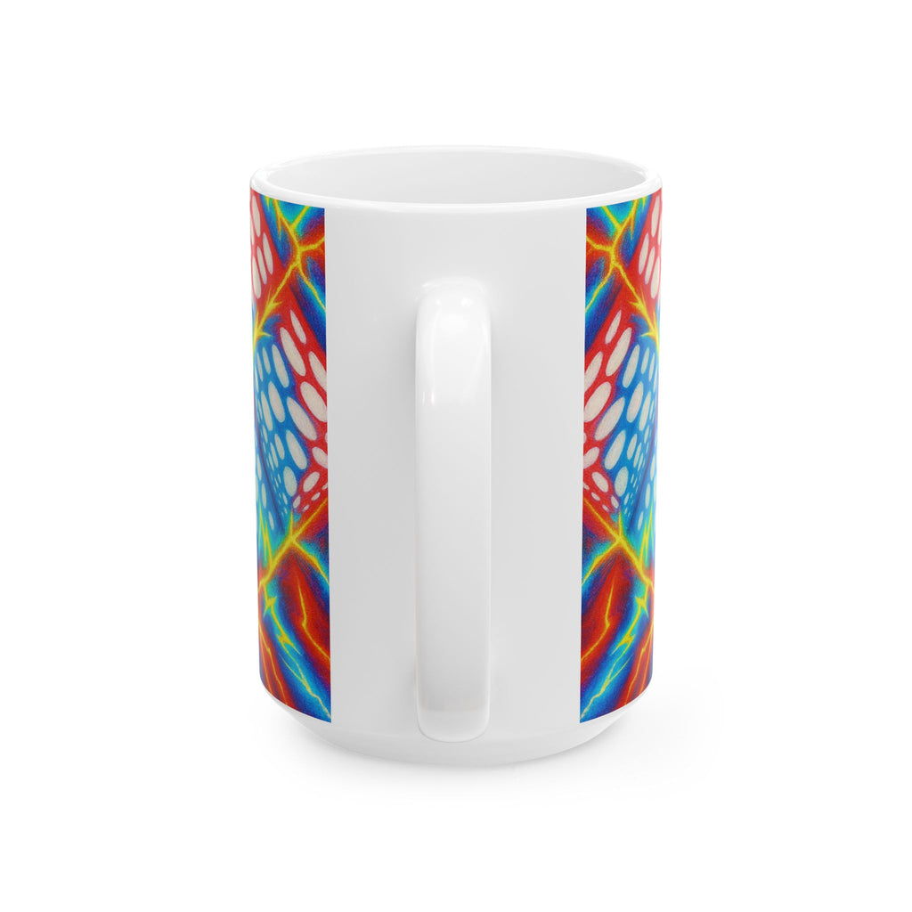 Abstract Art Mug | Bold Ceramic Coffee Cup | Modern Gift