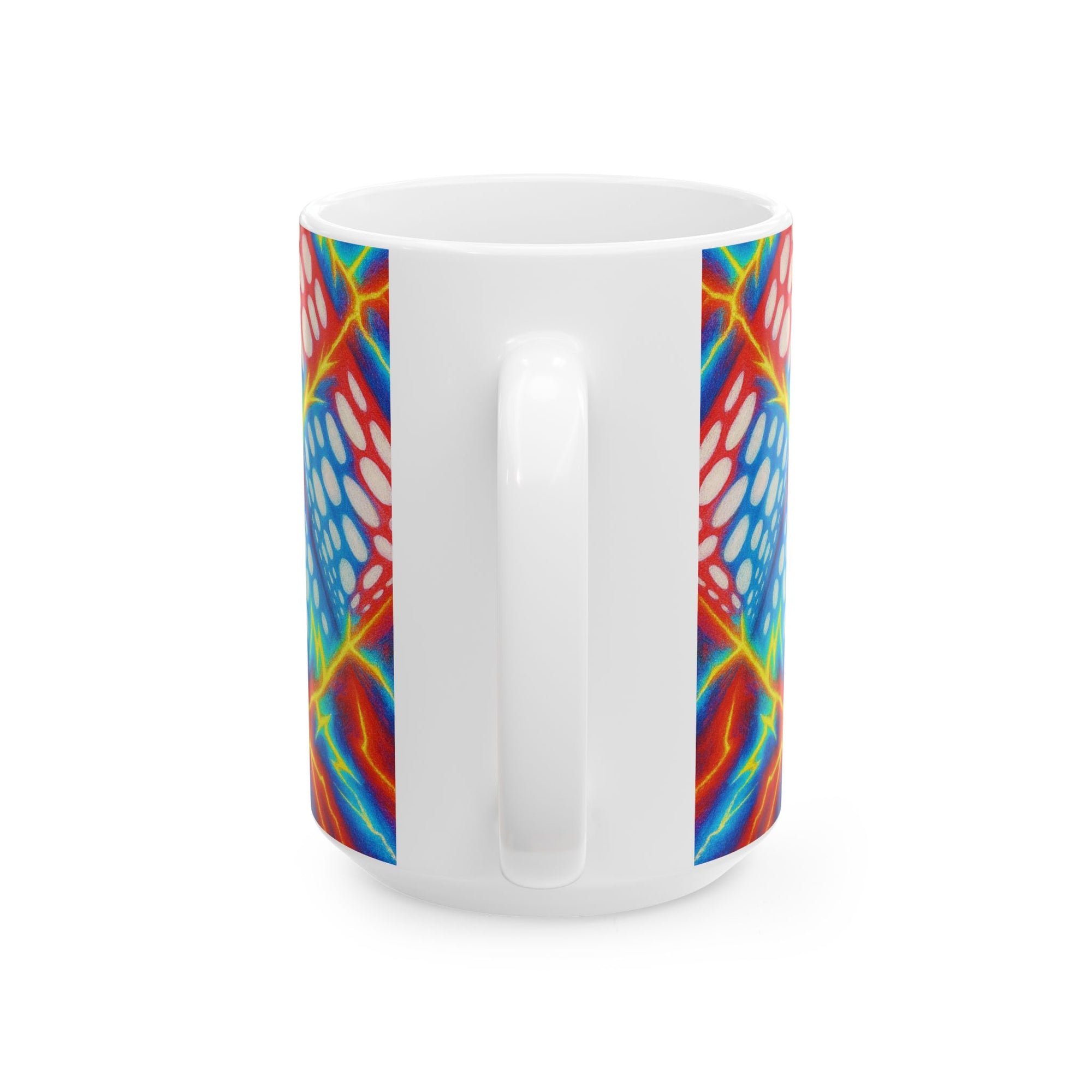 Abstract Art Mug | Bold Ceramic Coffee Cup | Modern Gift