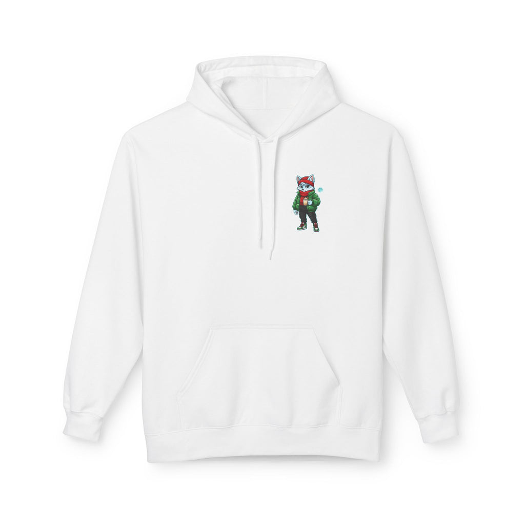 Cyber Wolf Gamer Hoodie | Cozy Christmas Sweatshirt