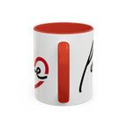 Romantic Love Mug | Heart Script Coffee Cup