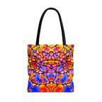 Colorful Abstract Tote Bag | Vibrant Art Shopper