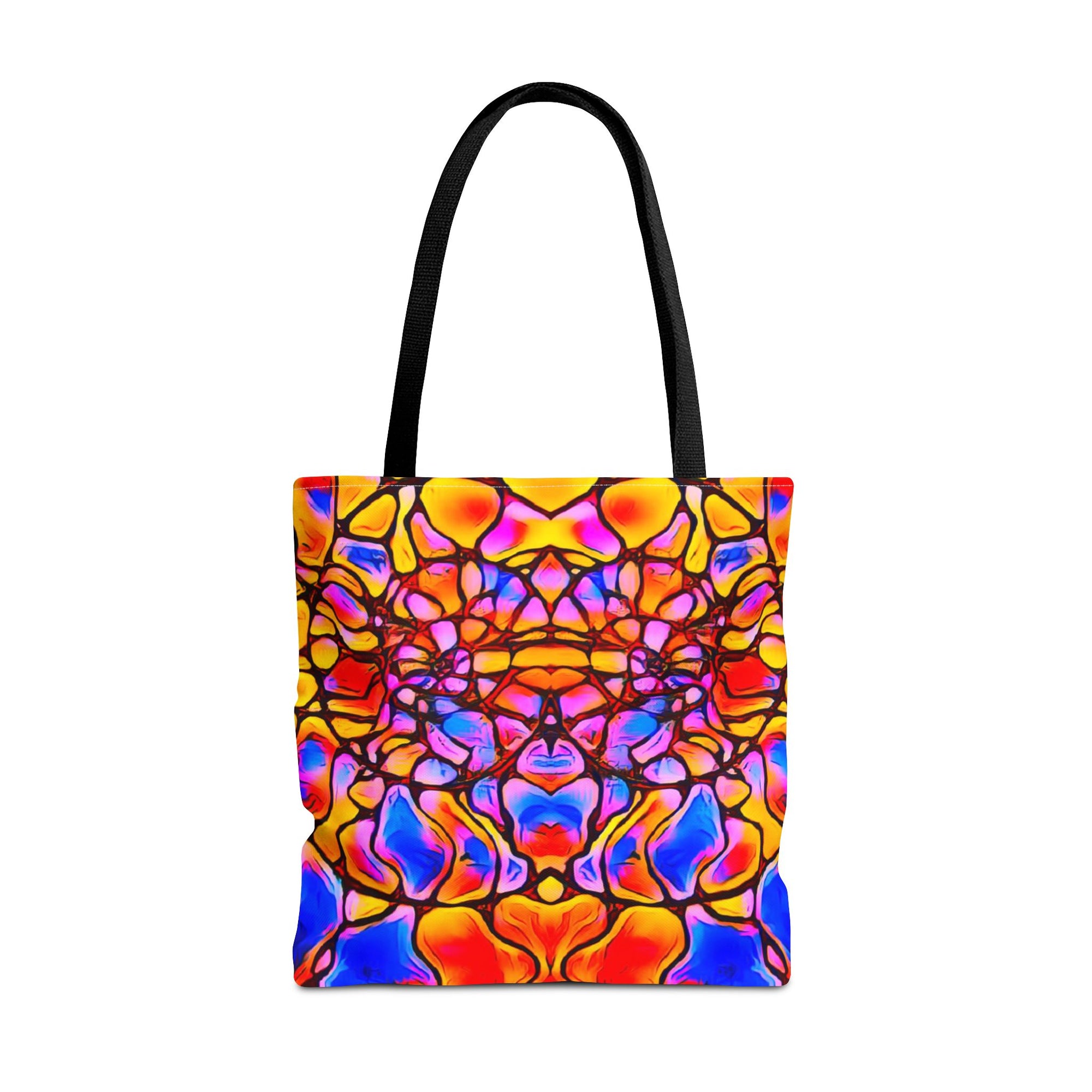 Colorful Abstract Tote Bag | Vibrant Art Shopper