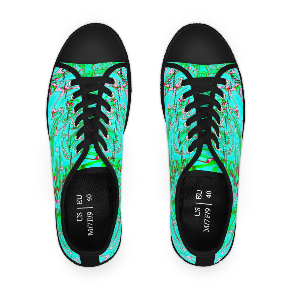 Vibrant Low Top Sneakers | Colorful Women's Casual Shoes