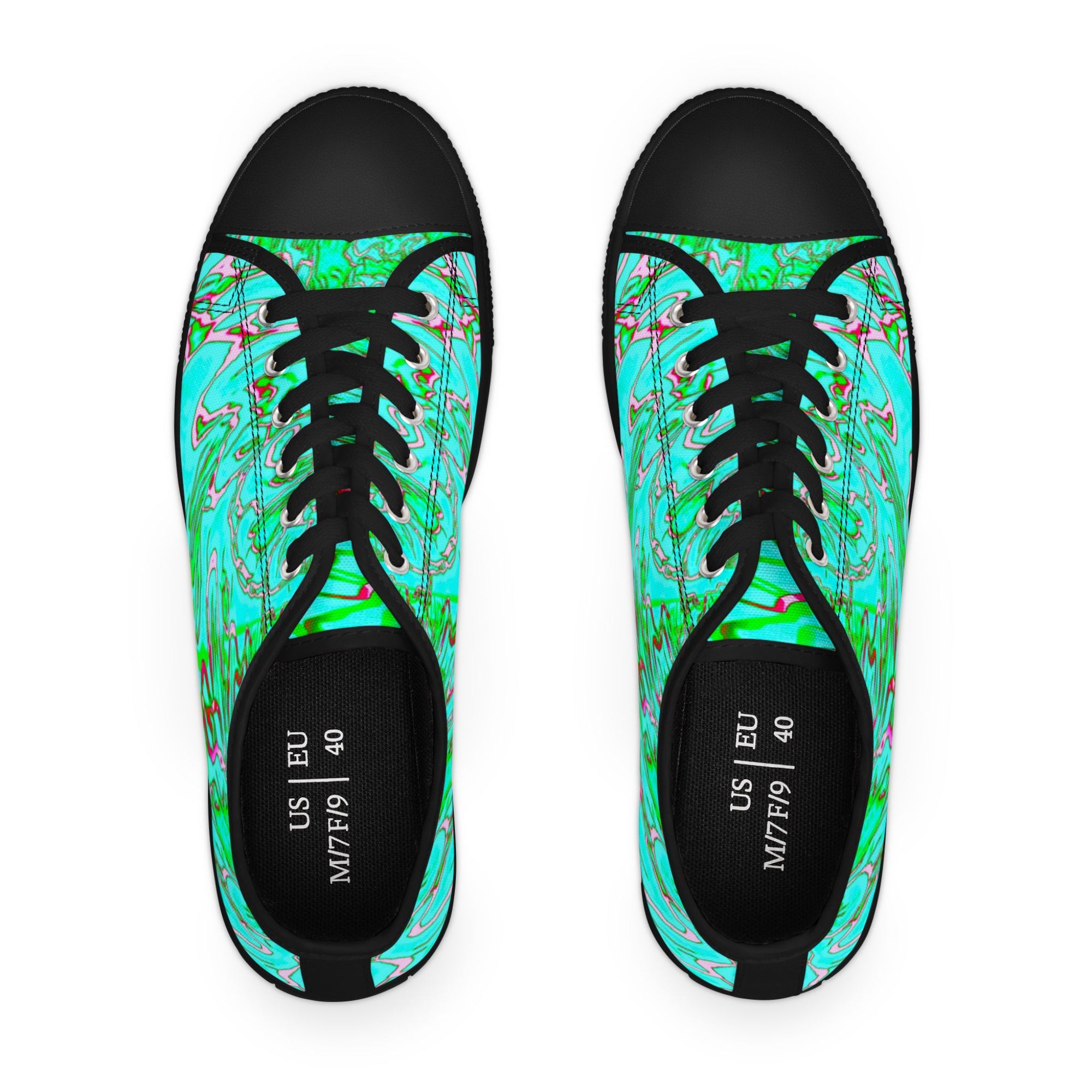 Vibrant Low Top Sneakers | Colorful Women's Casual Shoes