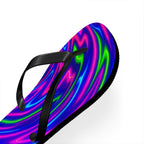 Tie-Dye Flip Flops | Colorful Summer Sandals | Beach Vacation Style