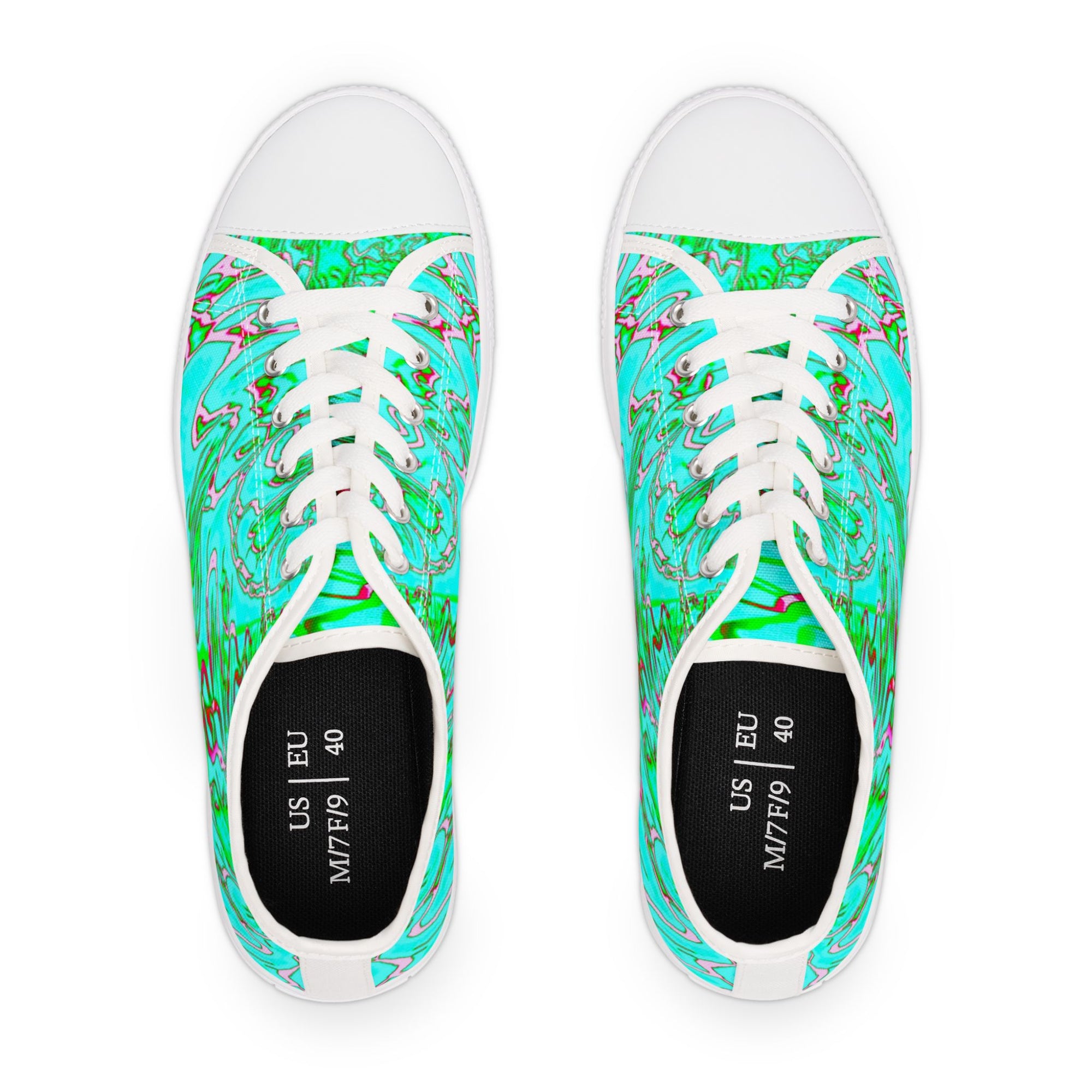 Vibrant Low Top Sneakers | Colorful Women's Casual Shoes