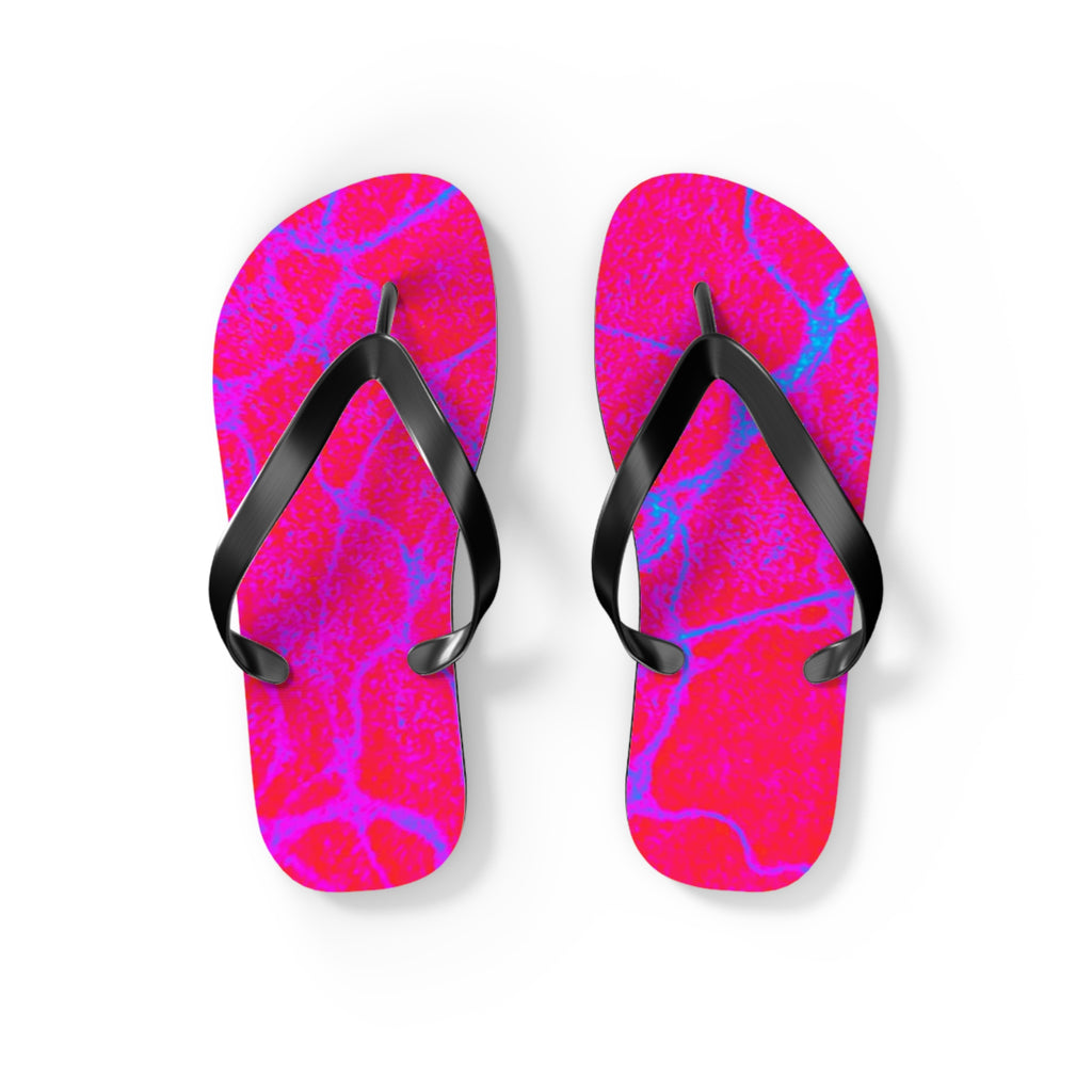 Vibrant Beach Flip Flops | Colorful Summer Sandals