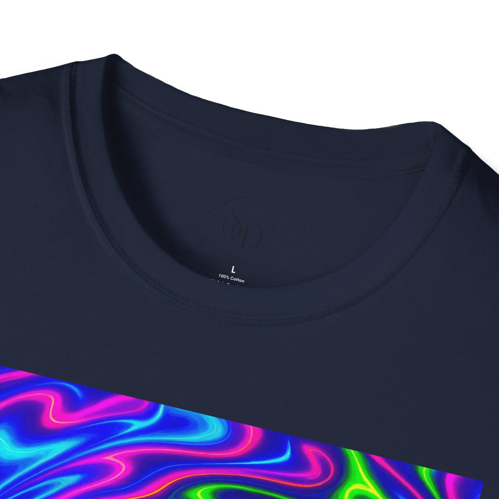 Psychedelic Swirl T-Shirt | Neon Trippy Vortex Tee