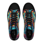 Mushroom Art High Top Sneakers | Colorful Trippy Shoes | Festival Fashion