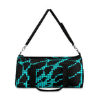 Black Pattern Duffel Bag | Urban Gym & Travel Weekender