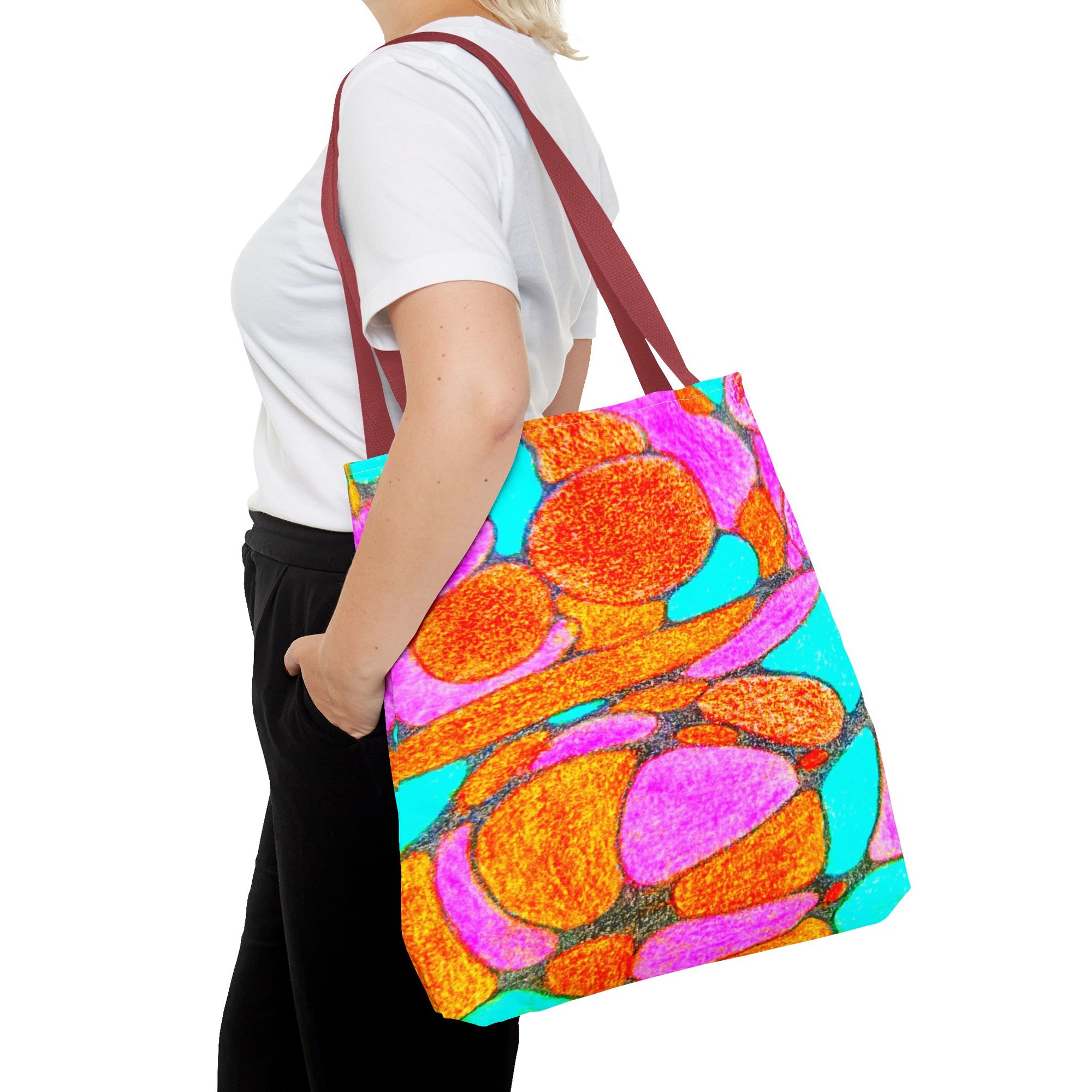 Colorful Abstract Tote Bag | Art Inspired Shopper