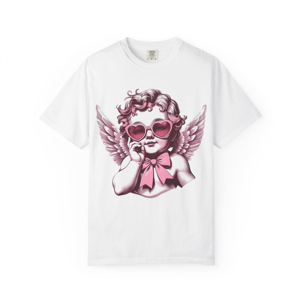 Cherub Heart Sunglasses T-Shirt | Cute Cupid Valentine Tee