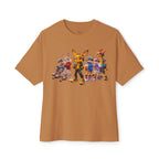 Anthropomorphic Skate Crew Tee — Cartoon Fox & Friends Graphic Shirt