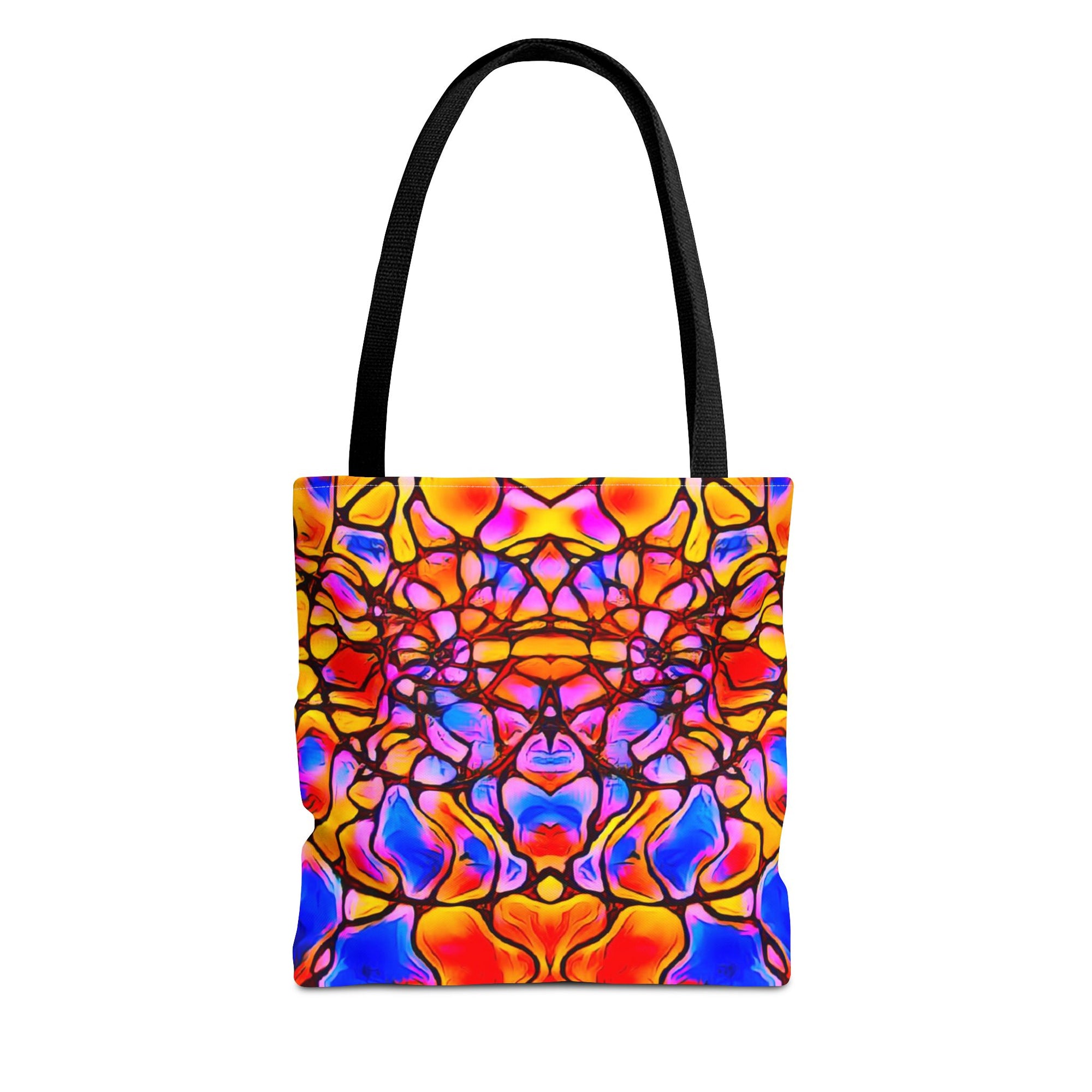 Colorful Abstract Tote Bag | Vibrant Art Shopper