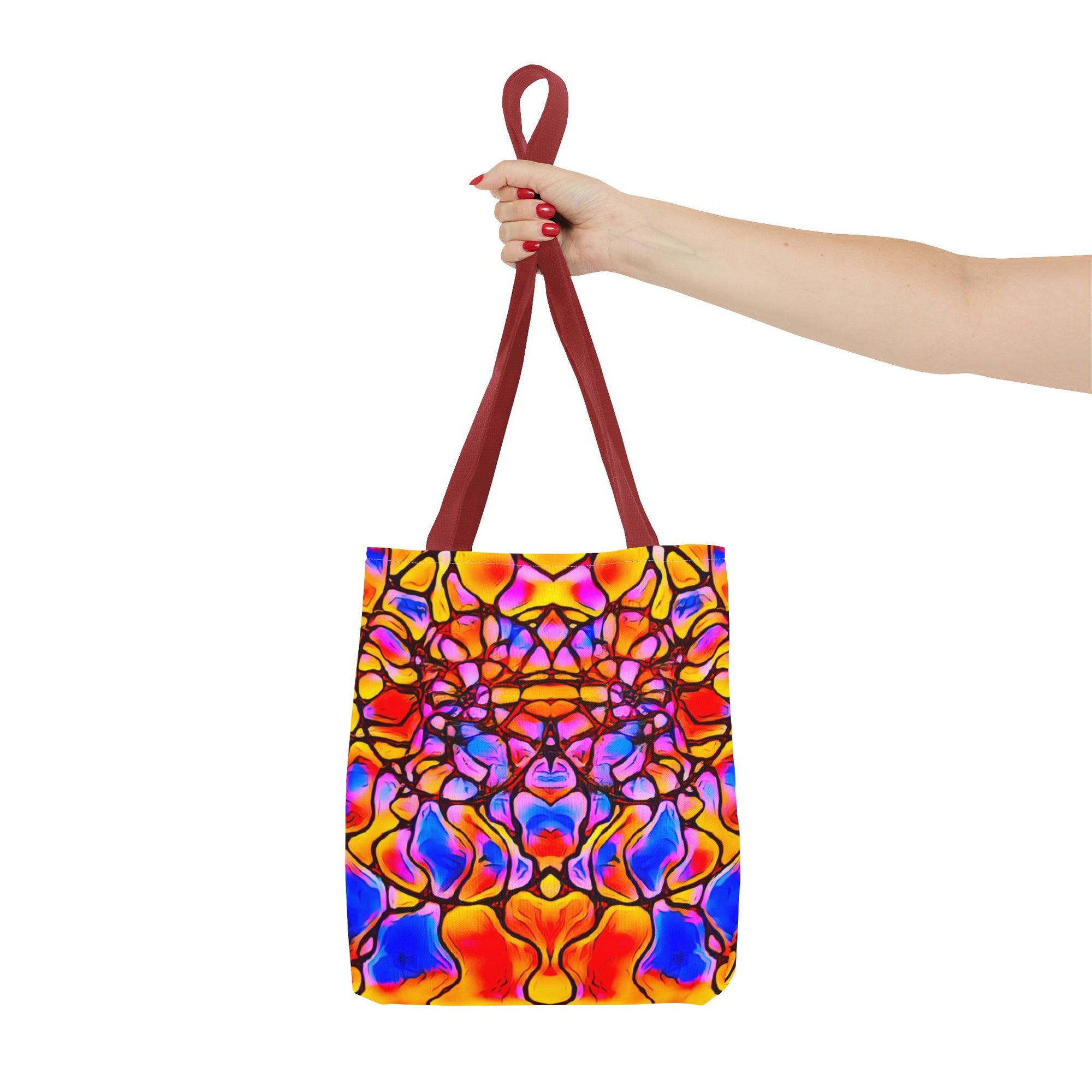 Colorful Abstract Tote Bag | Vibrant Art Shopper