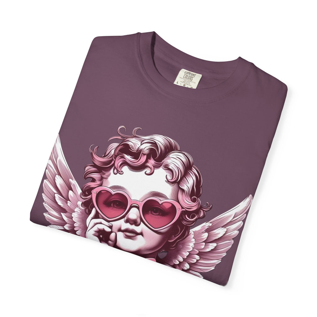 Cherub Heart Sunglasses T-Shirt | Cute Cupid Valentine Tee