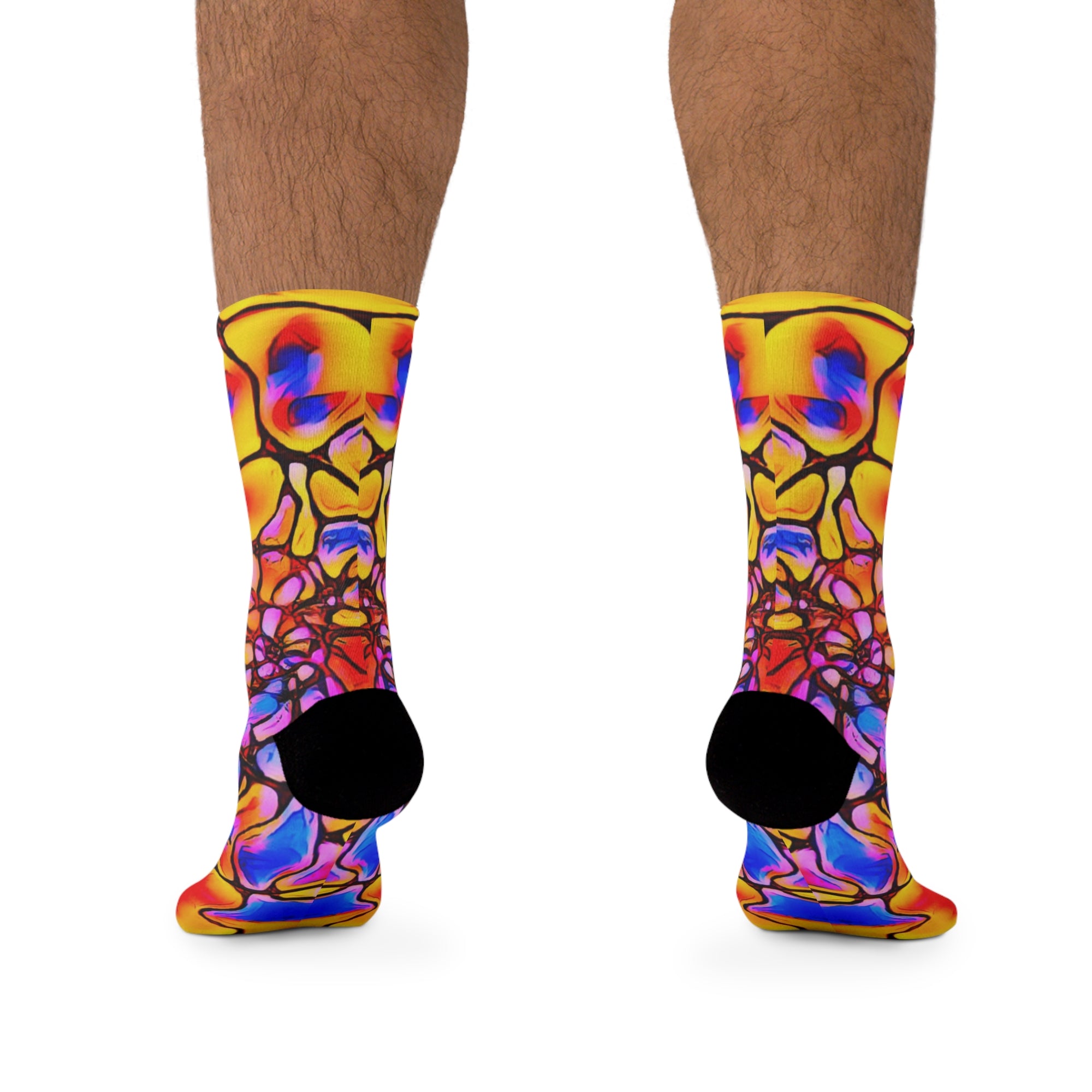 Vibrant Recycled Patterned Socks | Colorful Eco-Friendly Style
