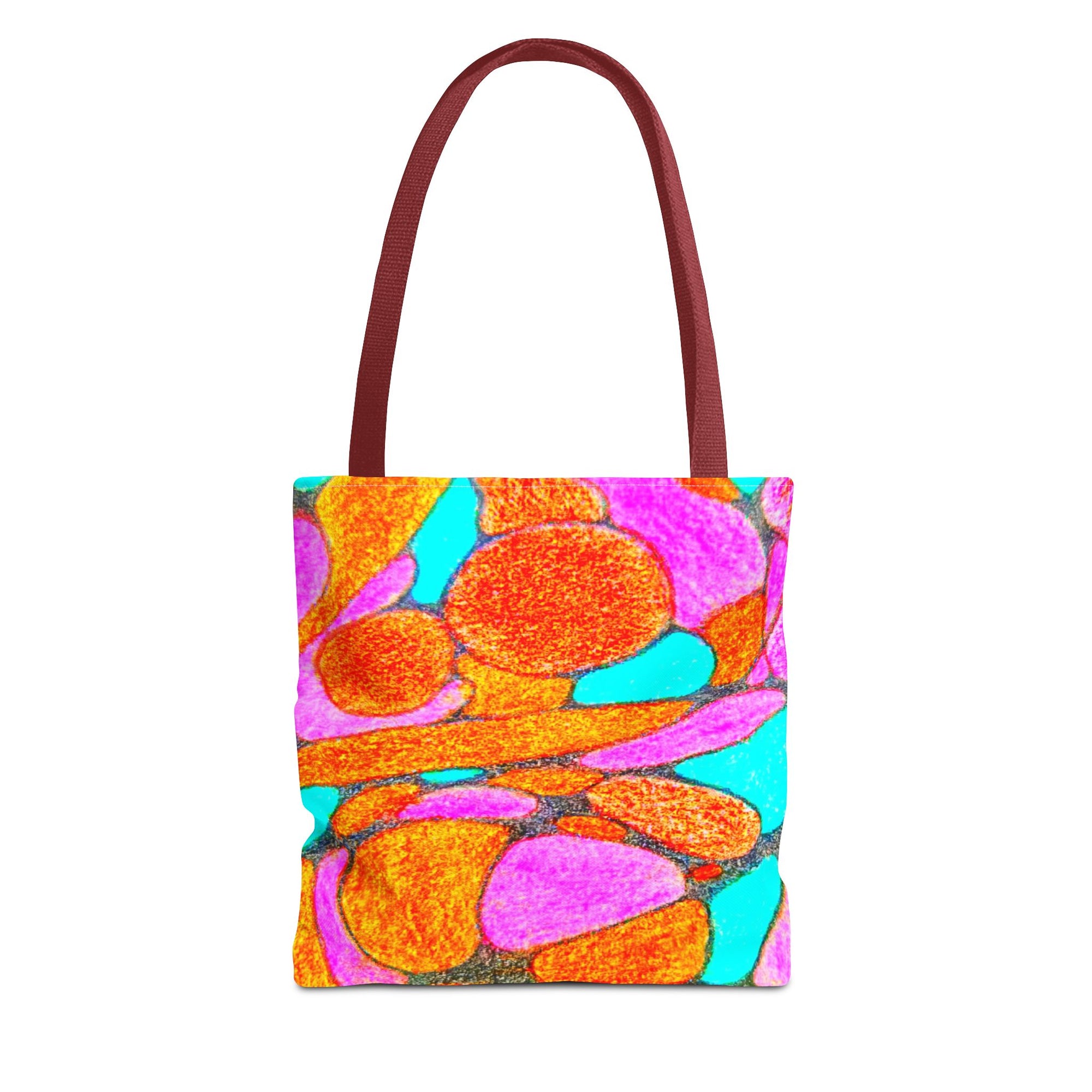 Vibrant Abstract Tote Bag - Art-Inspired, Shopping, Travel, Colorful Statement Accessory | Eco-Friendly Gift for Creative Souls