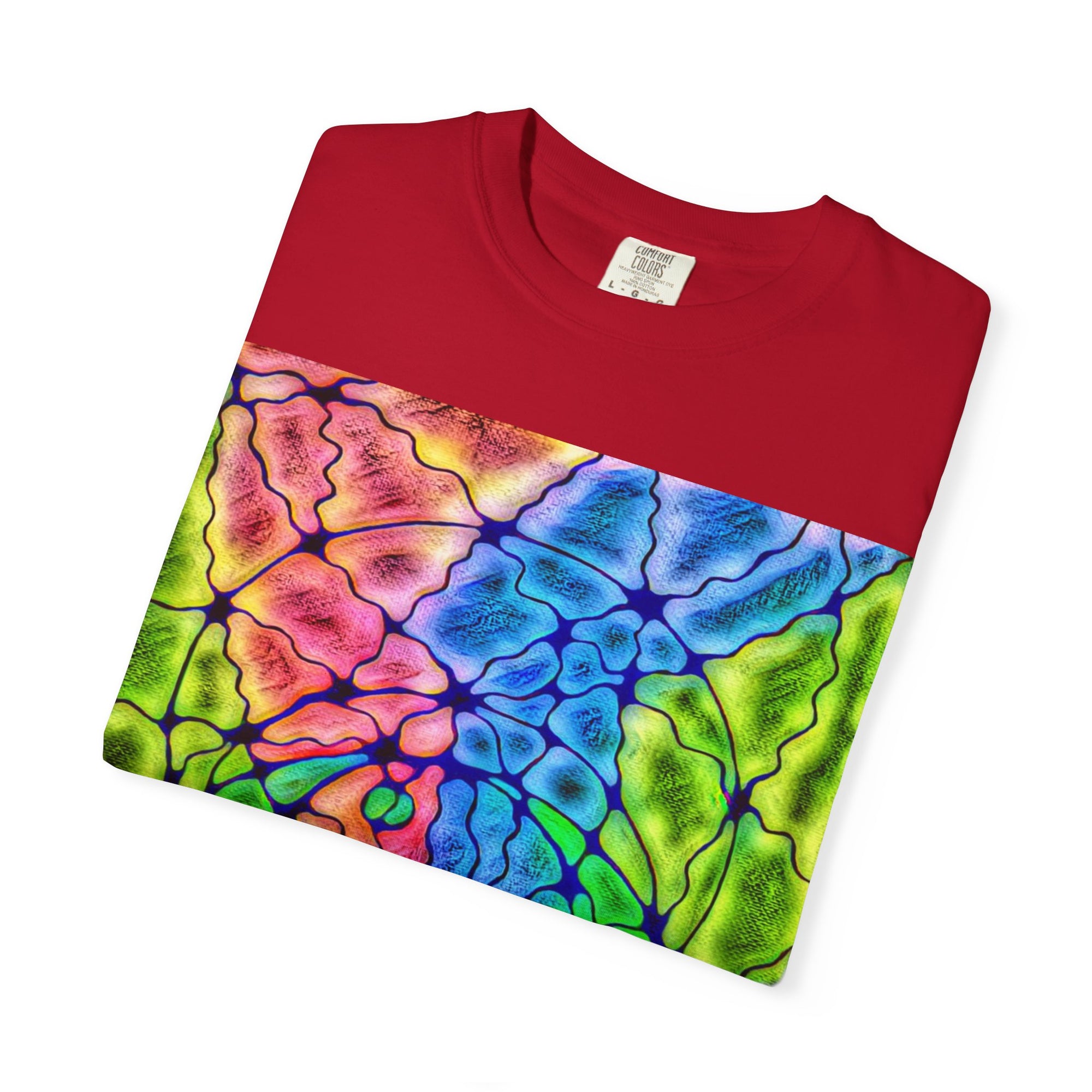 Colorful Tie Dye T-Shirt | Bright Abstract Pattern Tee