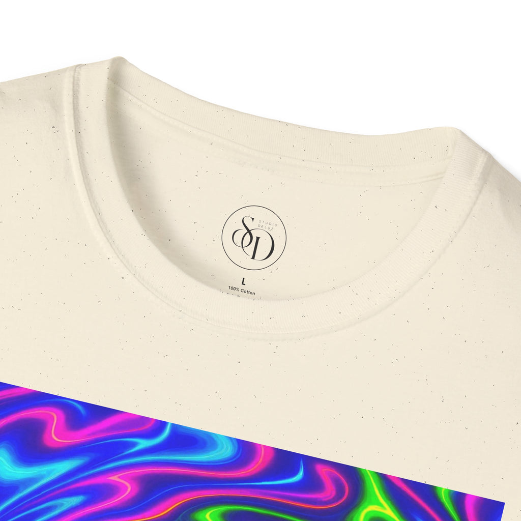 Psychedelic Swirl T-Shirt | Neon Trippy Vortex Tee