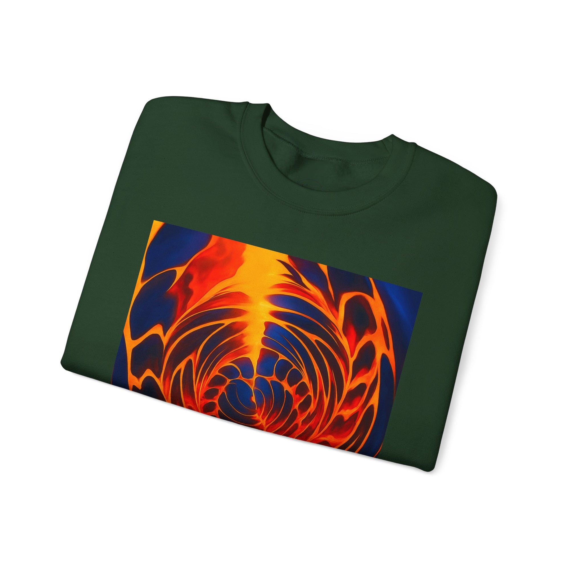 Colorful Swirl Art Sweatshirt | Unisex Graphic Crewneck