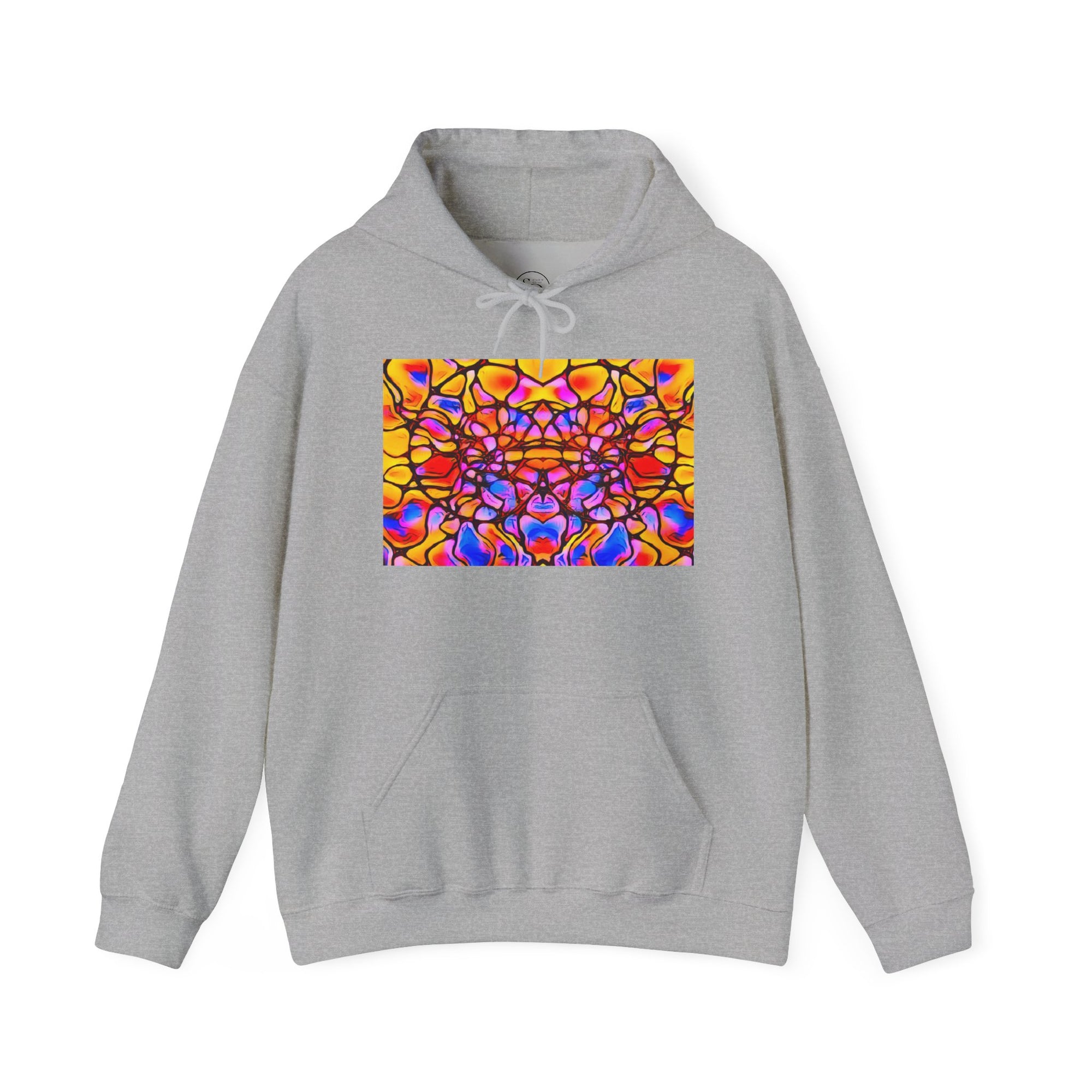 Colorful Abstract Unisex Hoodie | Bold Artistic Pullover
