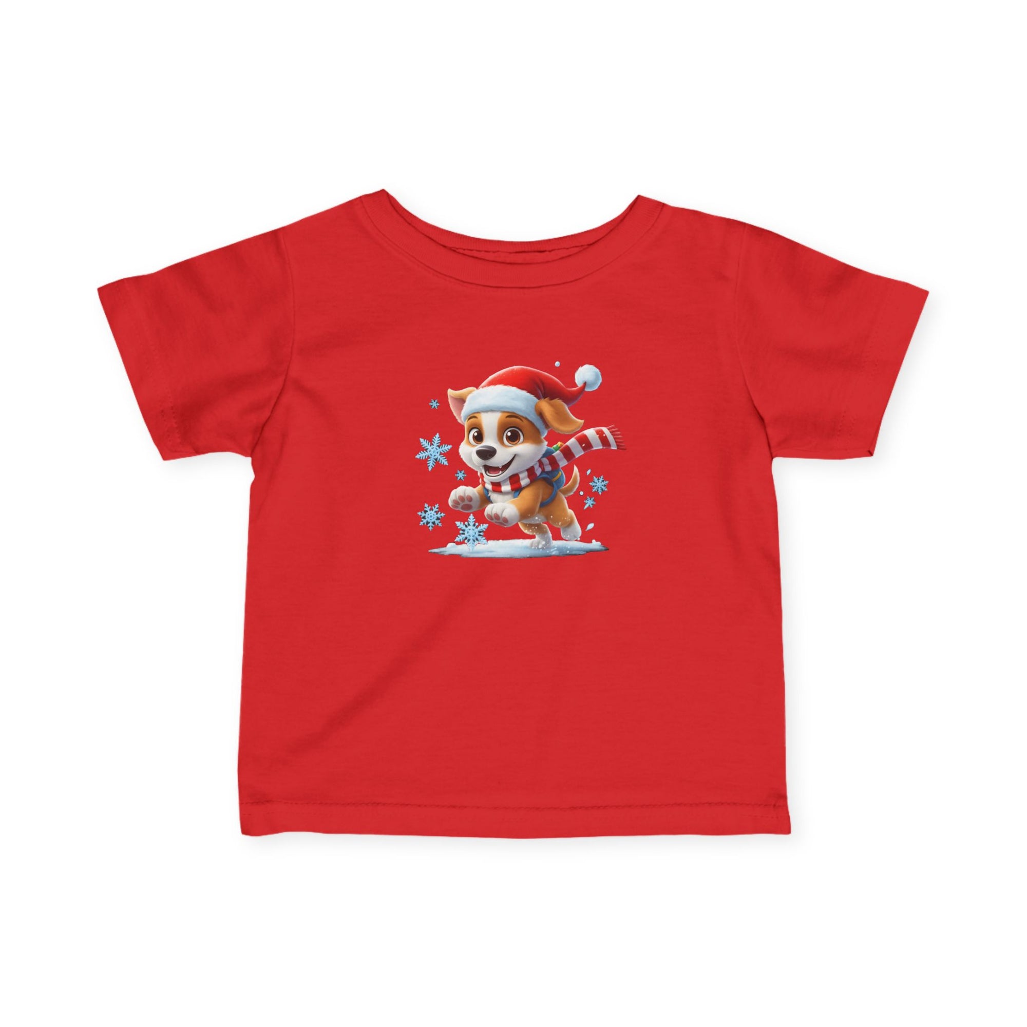 Puppy Christmas Toddler T-Shirt | Dog Lover Holiday Shirt | Soft Baby Gift Idea