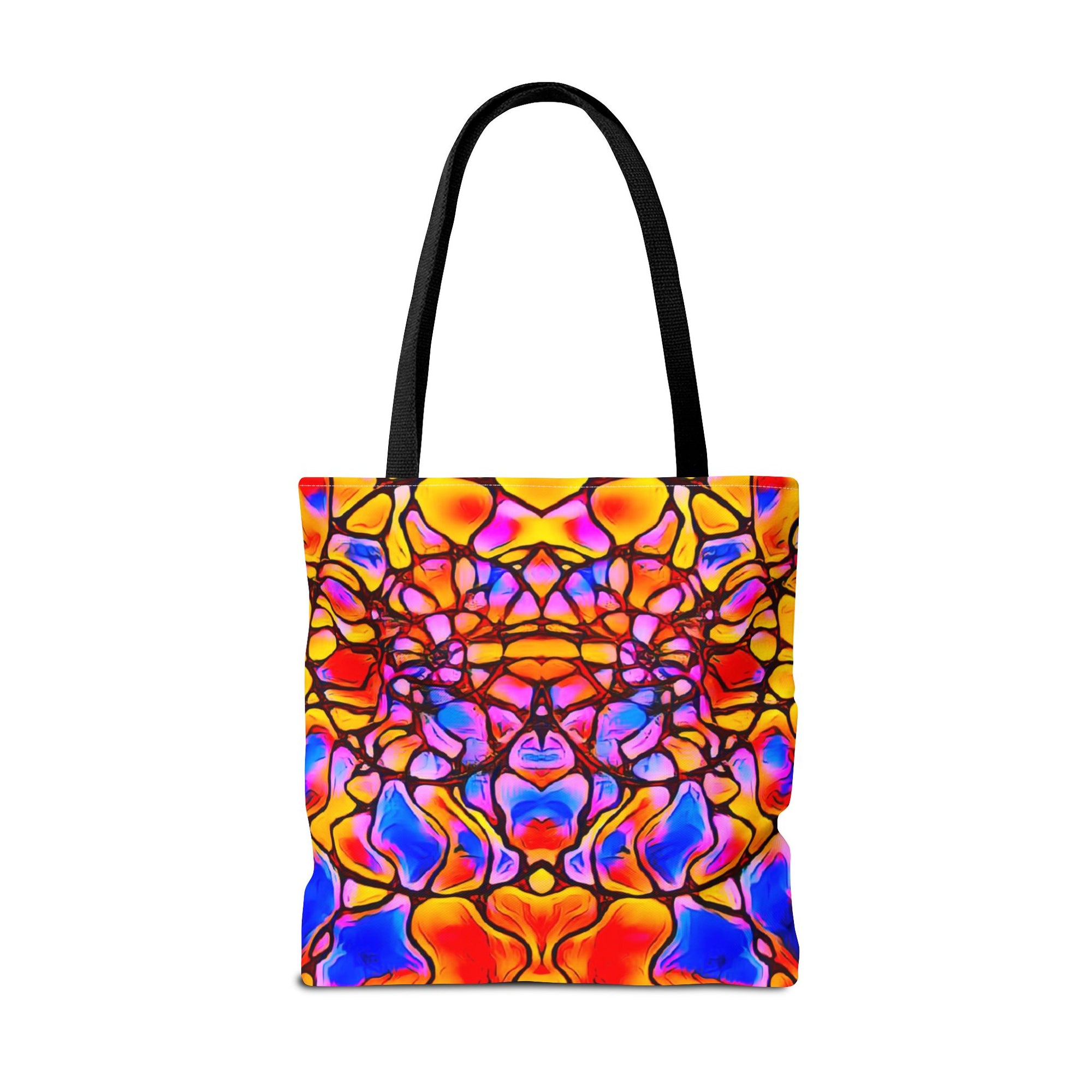 Colorful Abstract Tote Bag | Vibrant Art Shopper
