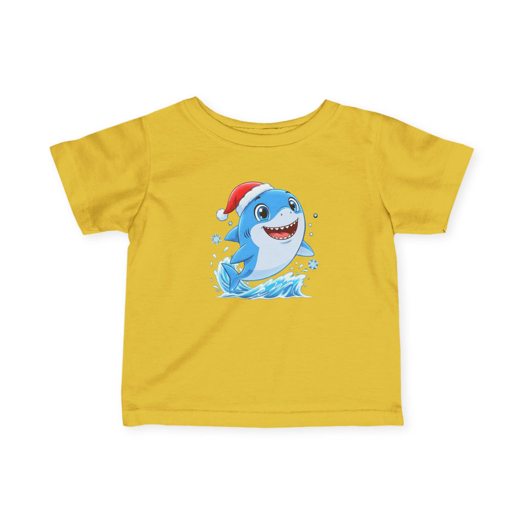 Christmas Shark Kids T-Shirt | Cute Ocean Animal Holiday Tee for Toddlers
