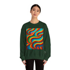 Colorful Swirl Sweatshirt | Cozy Unisex Crewneck
